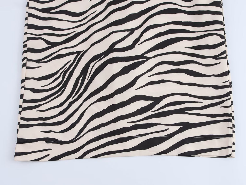 Women's Autumn Fashionable Animal Print Dress