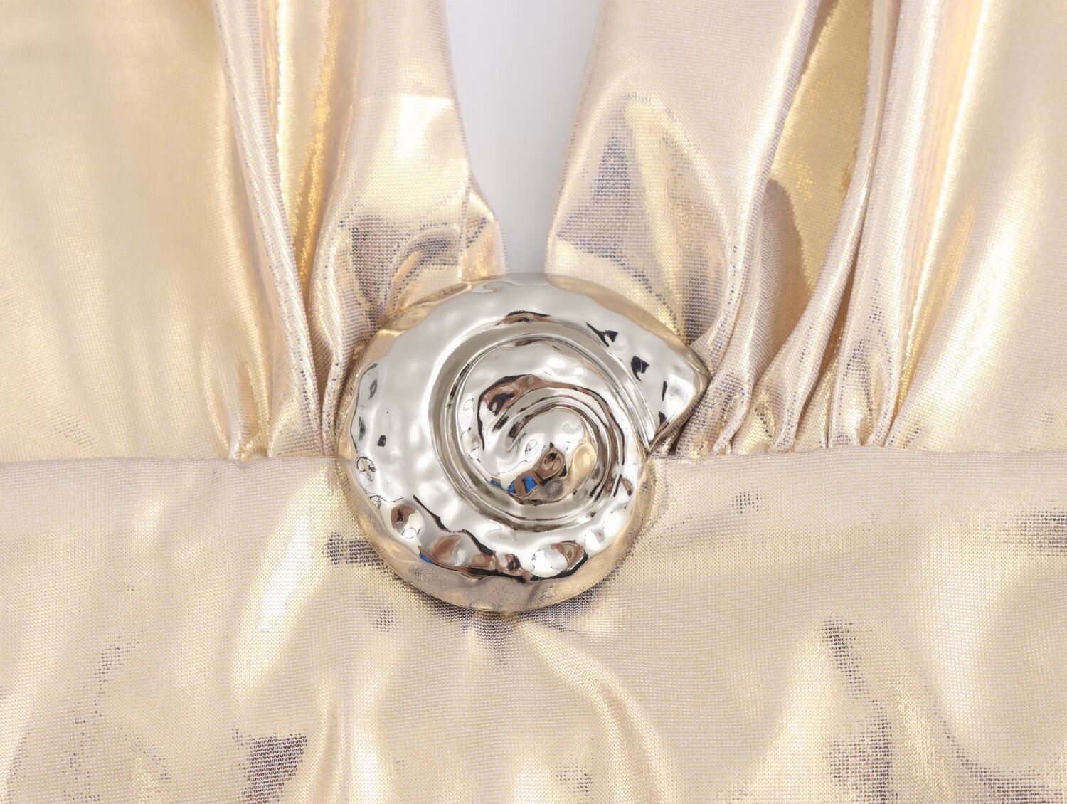 Metallic Halter Neck Jumpsuit for Women
