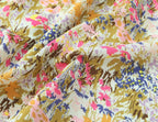 Small Floral-Print Heart Shaped Collar Tight Waist Suspenders Dress