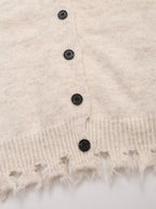 Women's Street Fall Casual V-Neck Single Breasted Cardigan