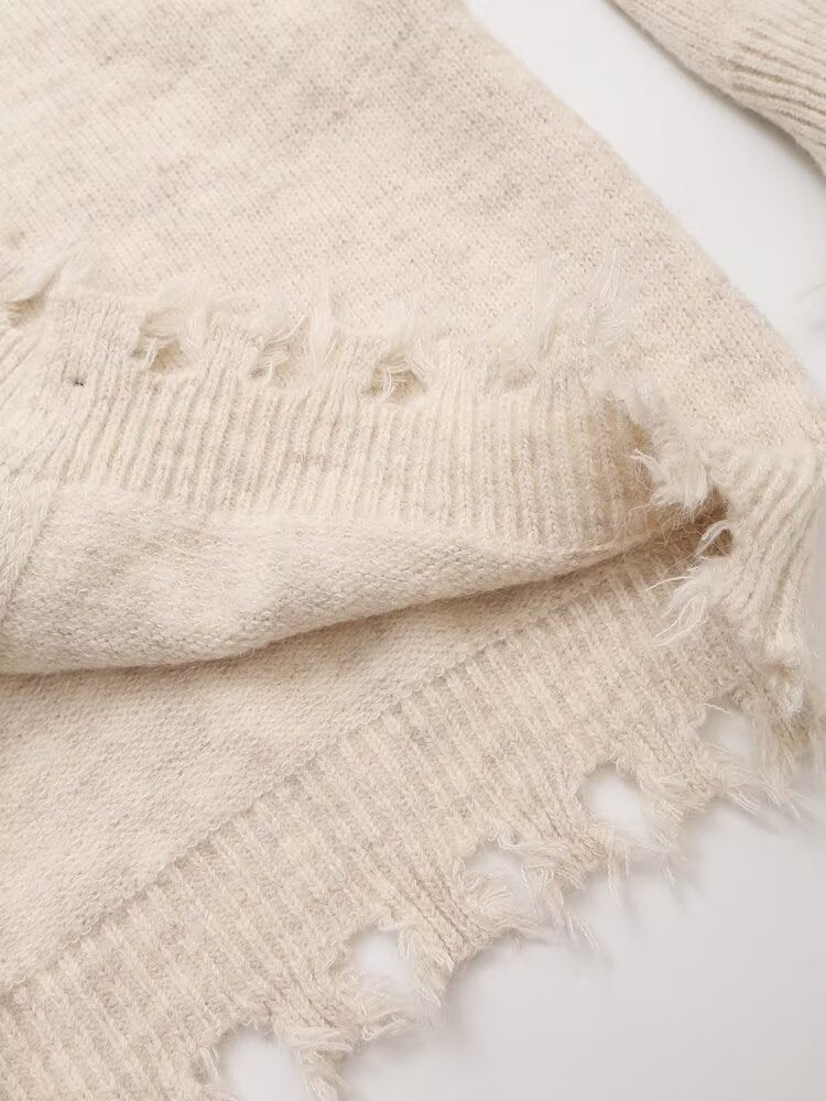 Women's Street Fall Casual V-Neck Single Breasted Cardigan