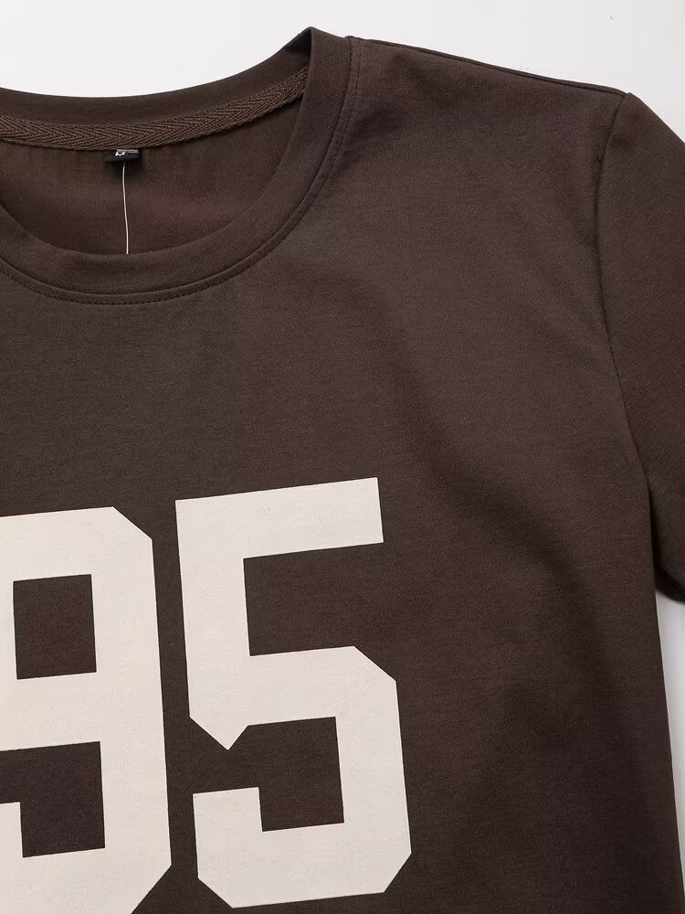 Women’s Color Block Graphic Short Sleeve T-Shirt