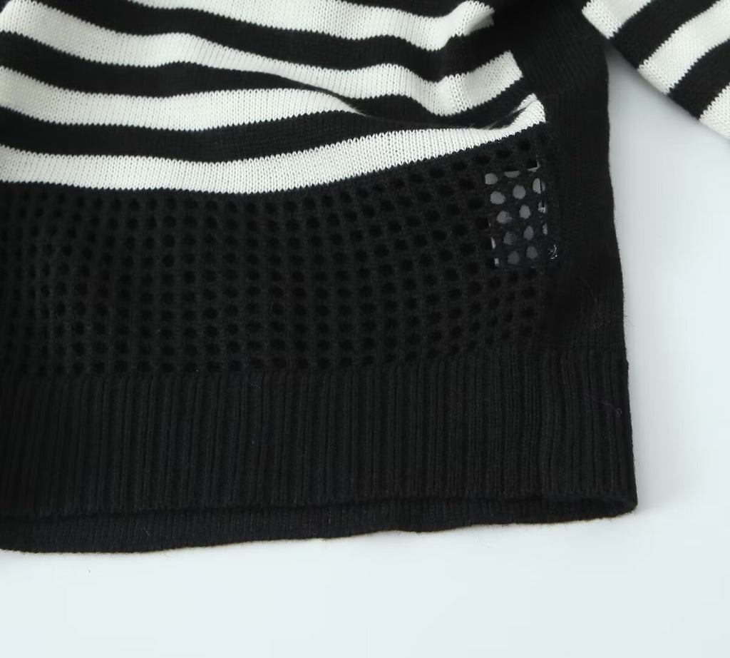 Women's French Vintage Irregular Asymmetric Texture Cardigan