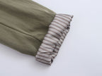Autumn Roll Up Sleeve Casual Blazer Pleated Effect Bloomers Set