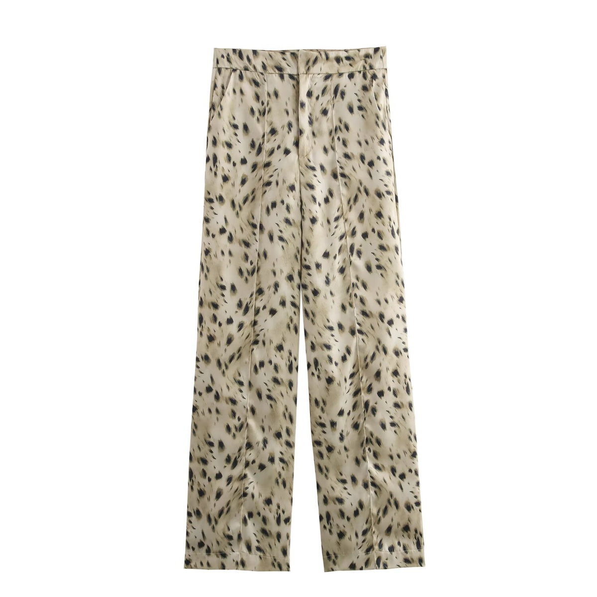 Autumn Animal Print Shirt Pants Set
