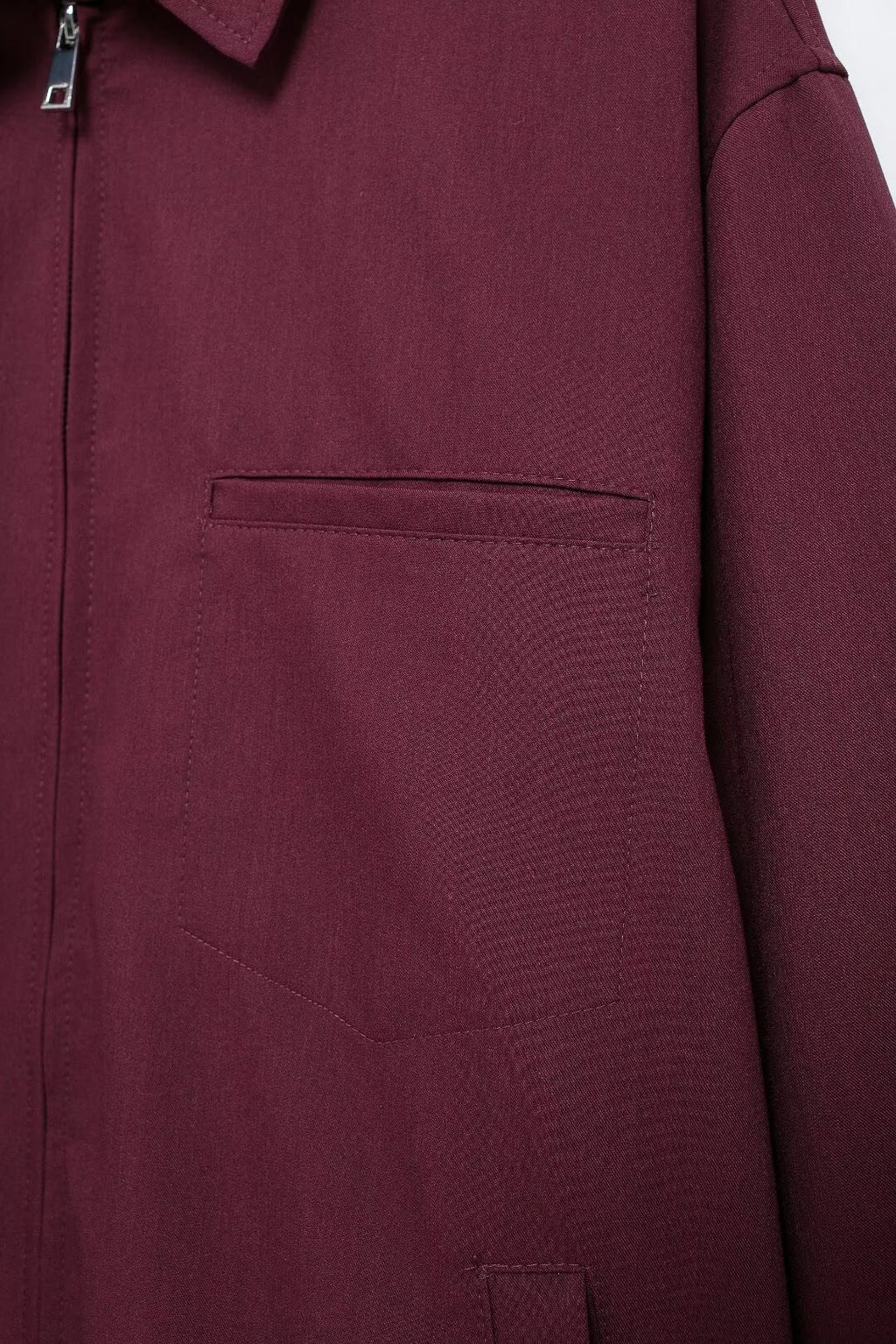Women's Winter Casual Zipper Pocket Jacket and Skirt Two-Piece Set