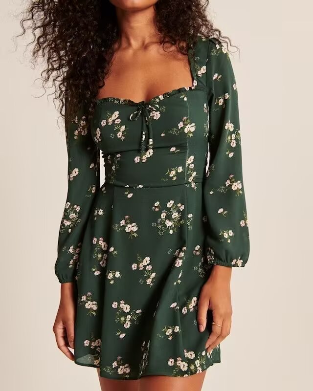 Women's Lace Pleated Dress
