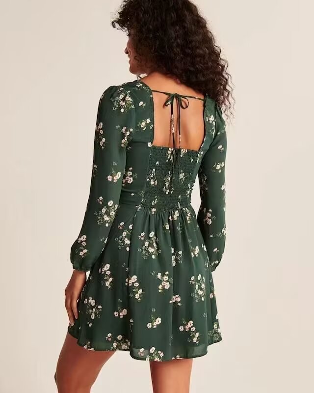Women's Lace Pleated Dress