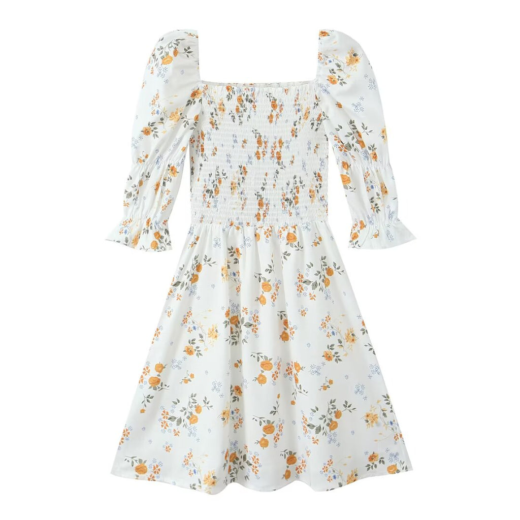 Floral on White Background