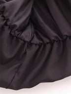 Women's Solid Autumn Hooded Casual Jacket and Skirt Two-Piece Set