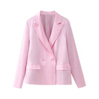 Women's Satin Two-Piece Skirt Set