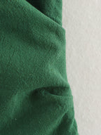 Women’s Linen Blend Ruched V Neck Vest Top