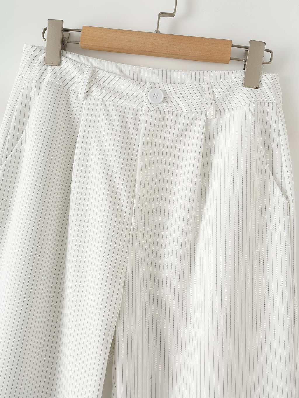 Autumn Women's Striped Business Suit Tailored Work Pant Suit
