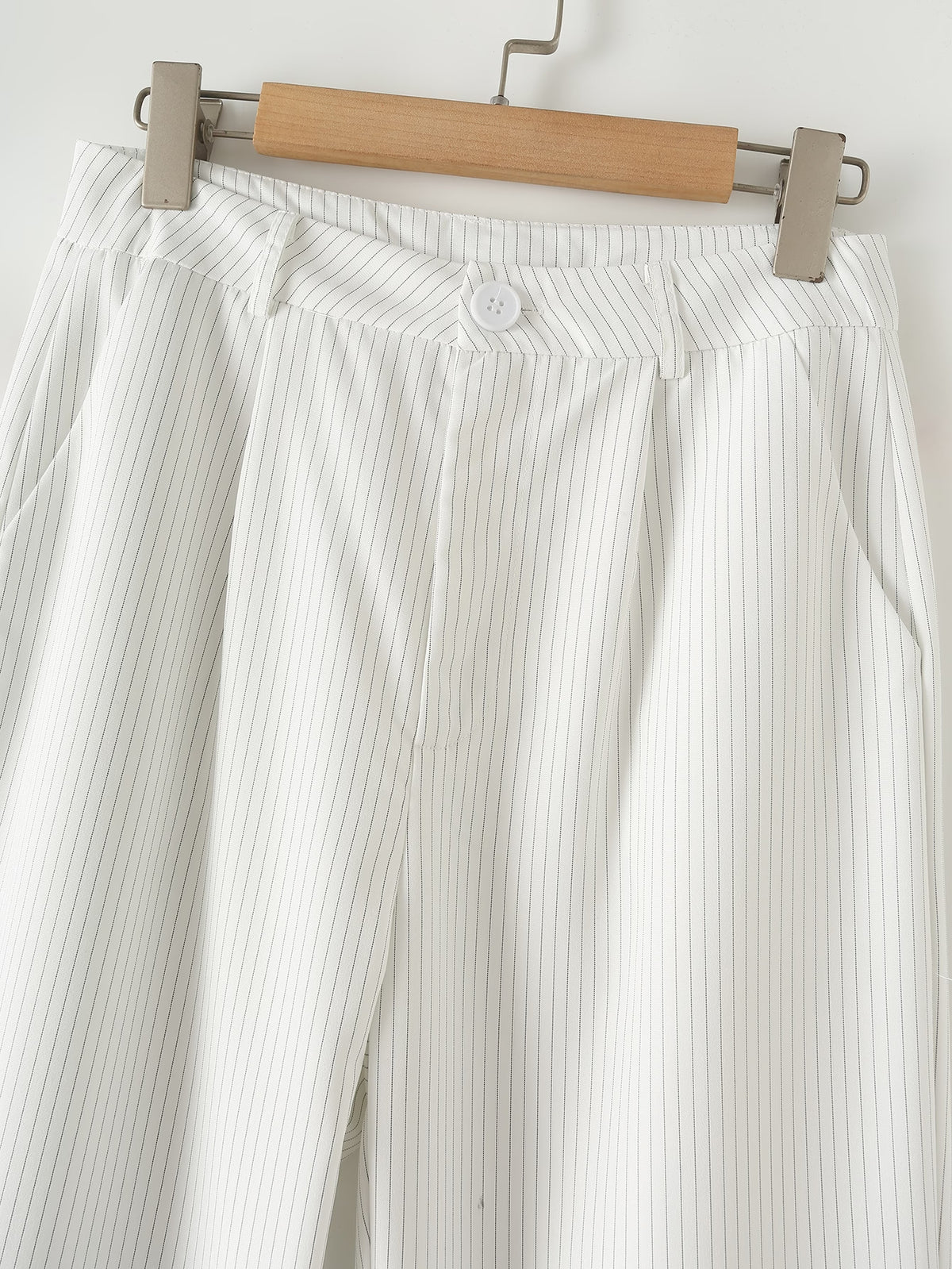 Autumn Women's Striped Business Suit Tailored Work Pant Suit