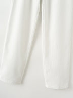 Autumn Women's Striped Business Suit Tailored Work Pant Suit