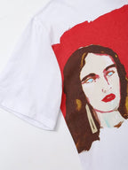 Women's Graphic Print Short Sleeve Top