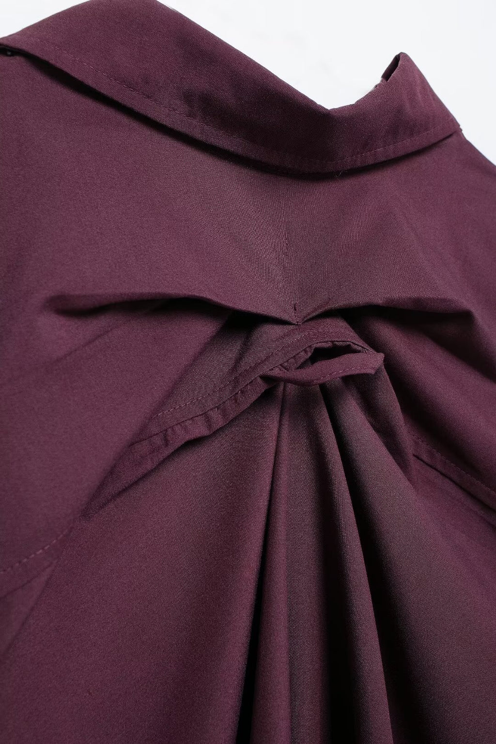 Women's Back Pleated Loose Shirt