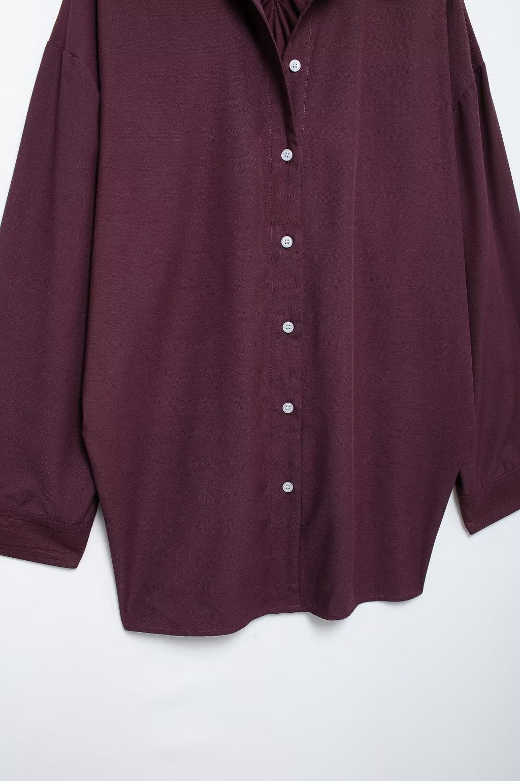 Women's Back Pleated Loose Shirt