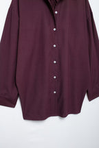 Women's Back Pleated Loose Shirt