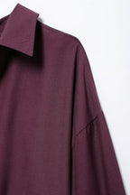 Women's Back Pleated Loose Shirt