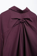 Women's Back Pleated Loose Shirt