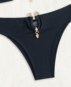 Solid Color Bikini Swimwear