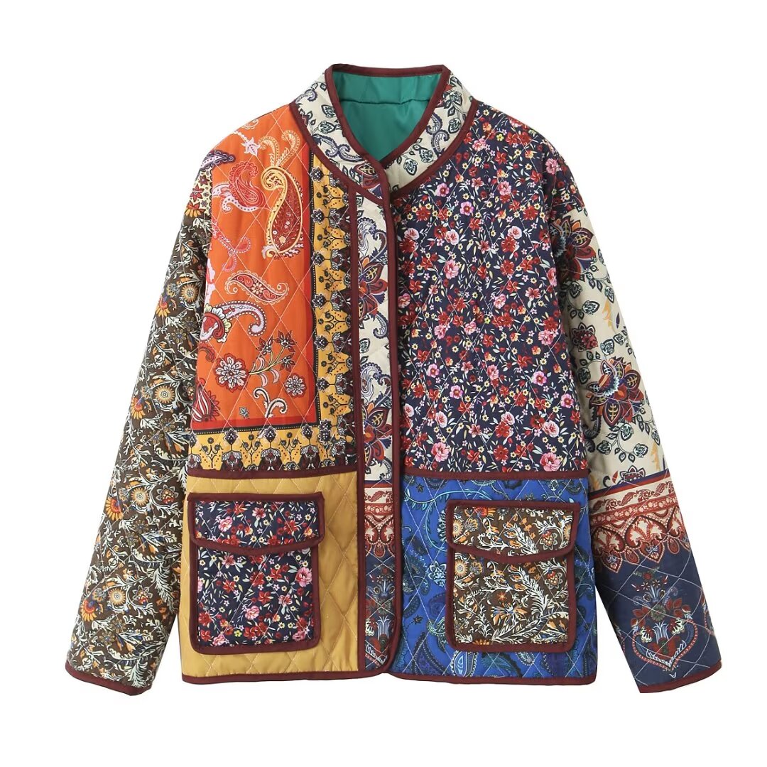Women's Printed Cotton Jacket