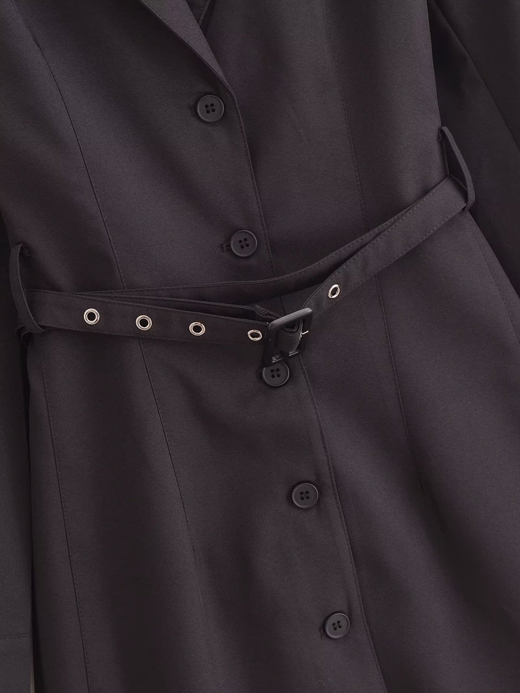Simple With Belt Business Dress