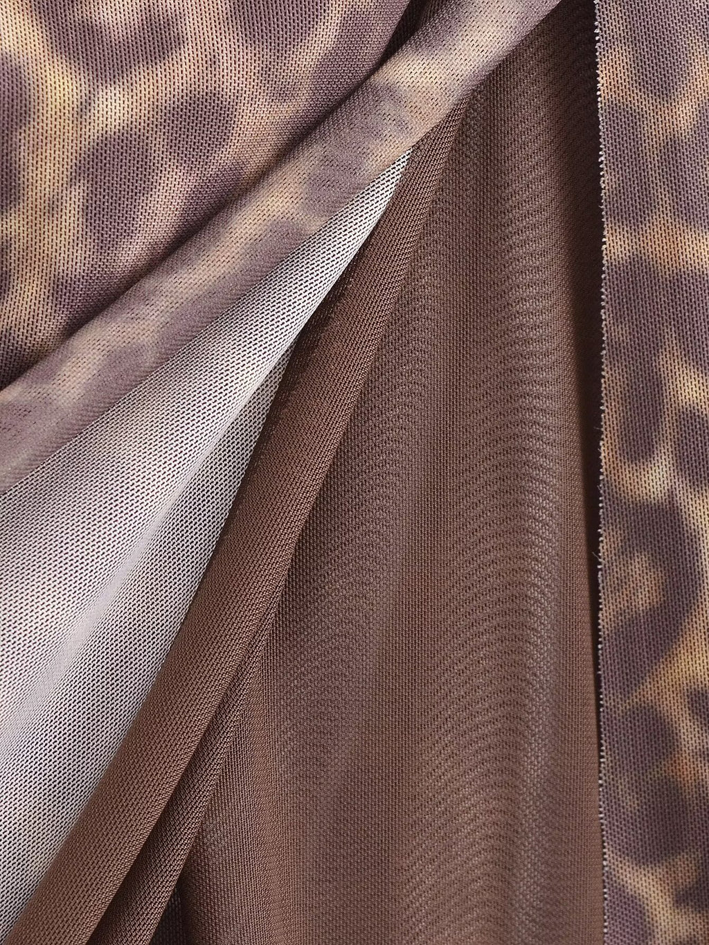 Halter Animal Printed Tulle Dress