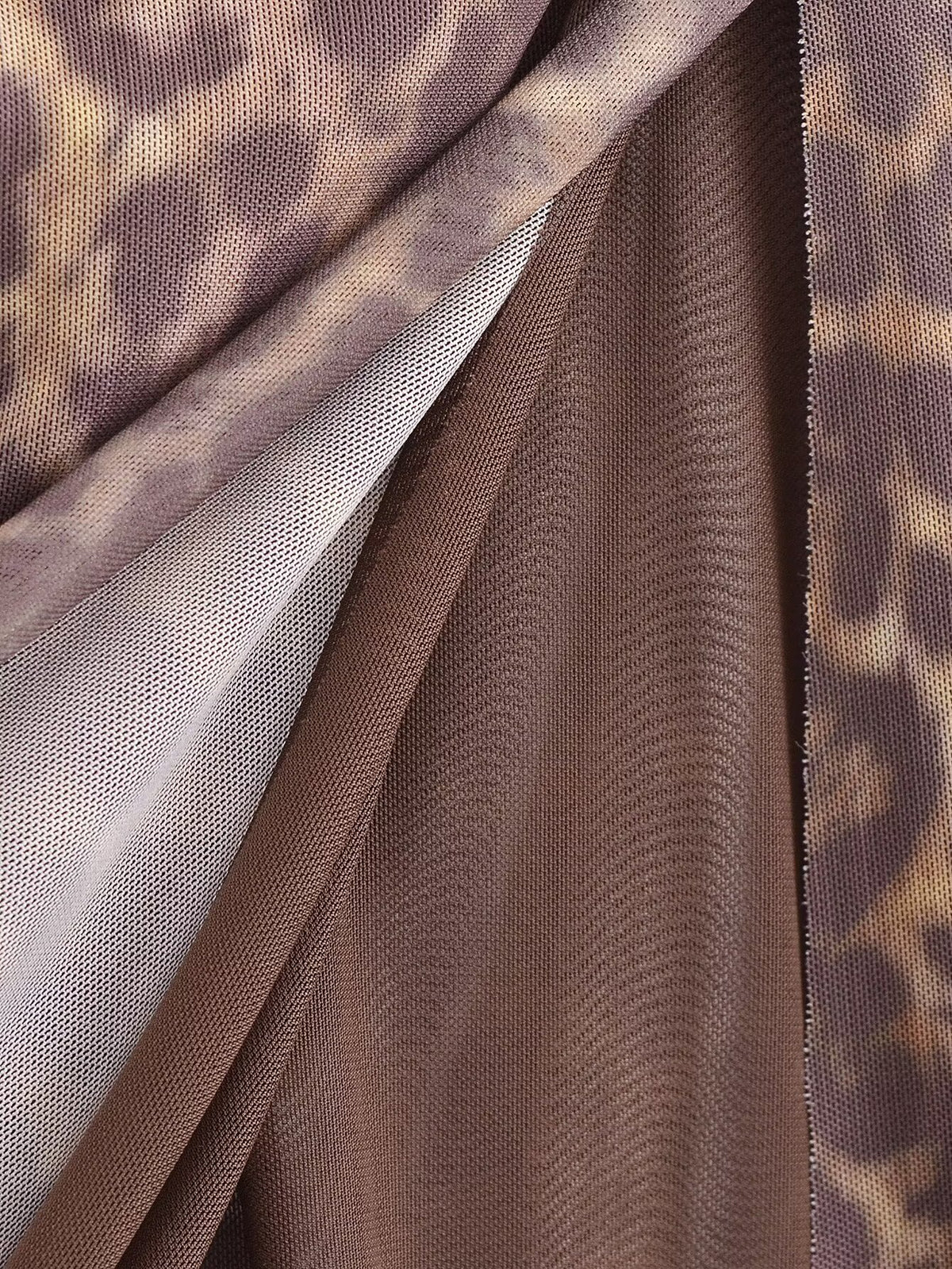 Halter Animal Printed Tulle Dress
