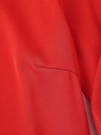 Long-Sleeve Satin Maxi Dress