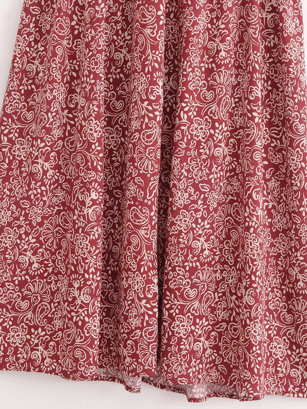 Women's Stylish Opening Design Printing Midi Sling Dress