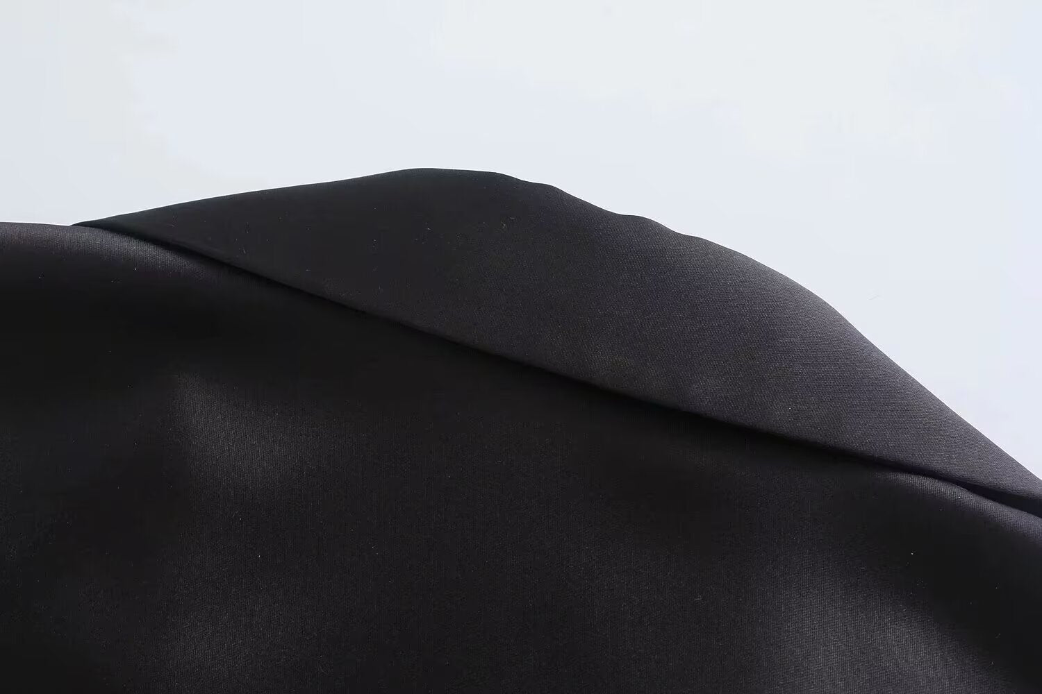 Satin Long-Sleeve Pleated Dress