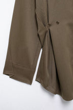 Women's British Shirt Waist Adjustable Loose