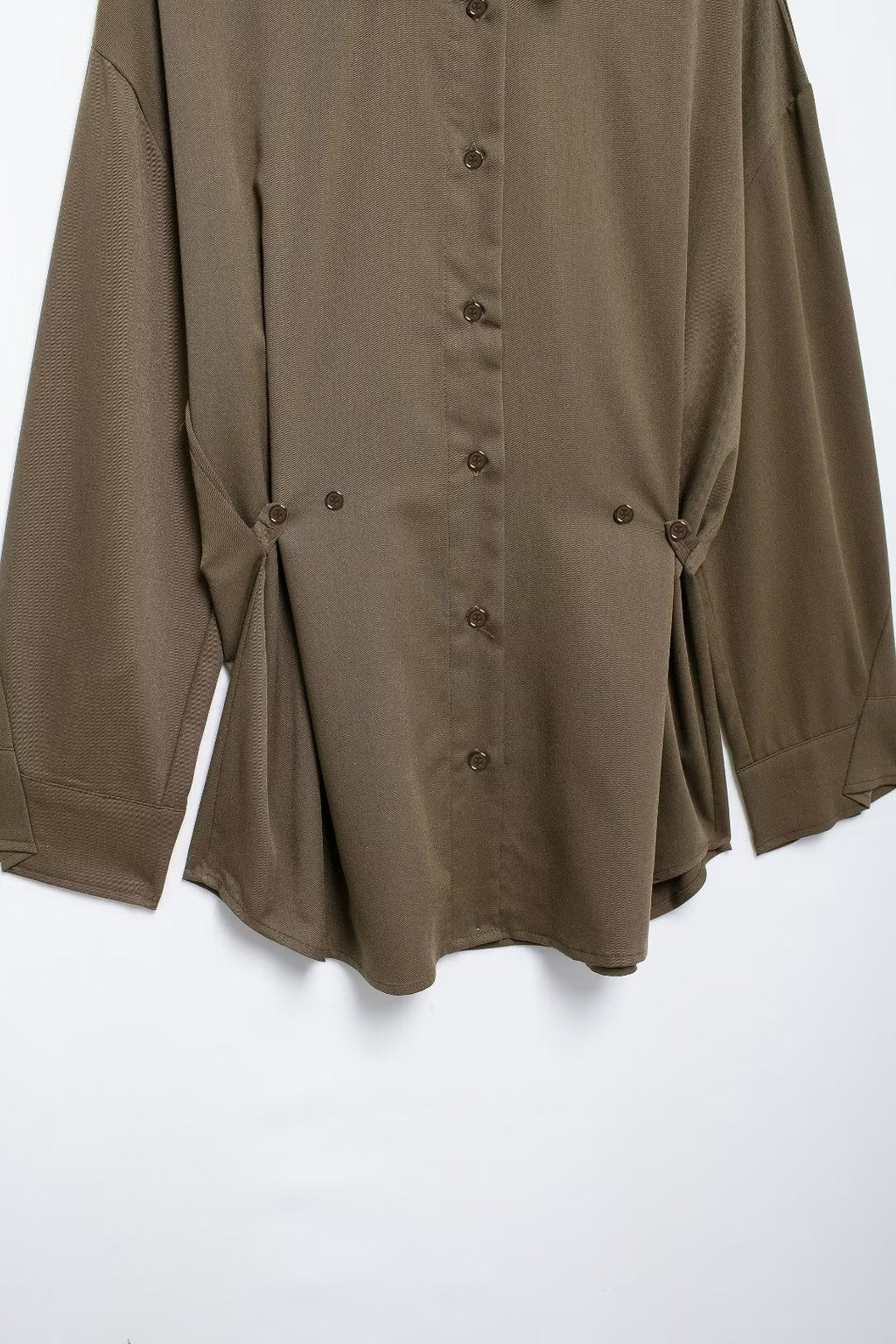 Women's British Shirt Waist Adjustable Loose