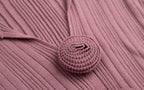 Women's Floral 3D Detail Polo Collar Sweater