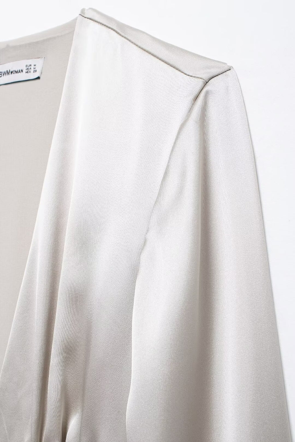 Women's V-Neck Ruched Long-Sleeve Mini Dress