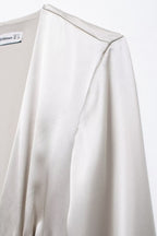 Women's V-Neck Ruched Long-Sleeve Mini Dress