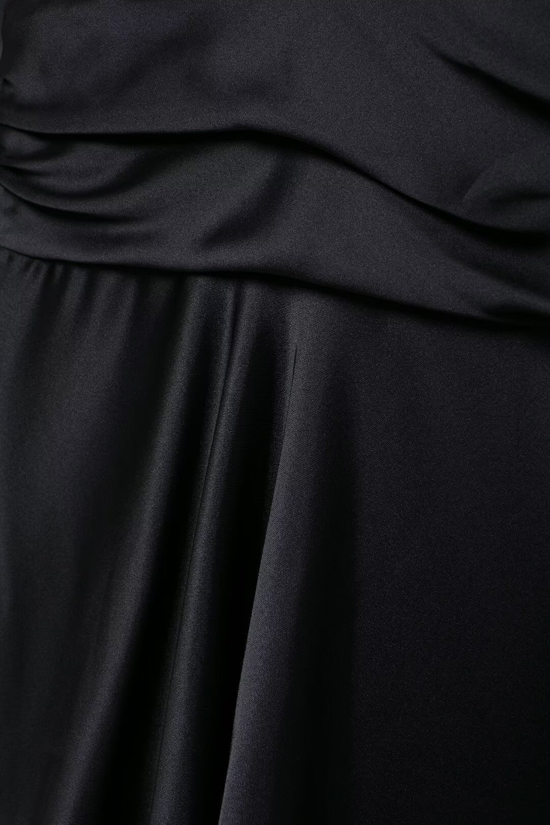 Women's V-Neck Ruched Long-Sleeve Mini Dress