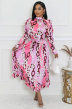 Women's Autumn Long Sleeve Pleated Skirt Set