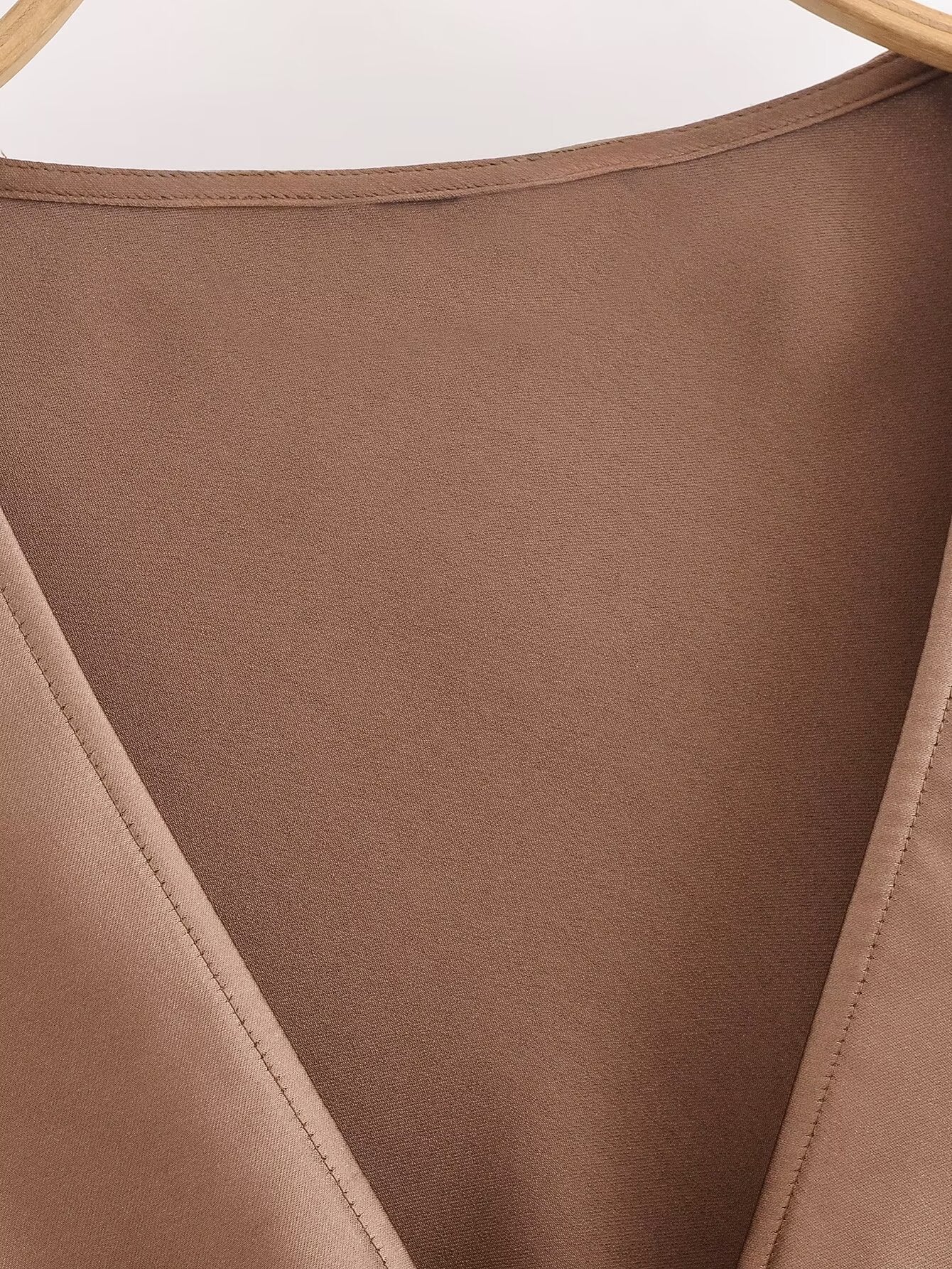 Women's Women Bowknot Silk Satin Texture Long Sleeve Shirt