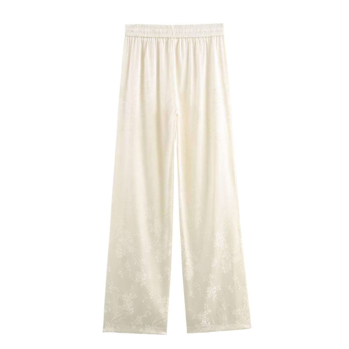 Fall Floral Shirt Casual Trousers Set