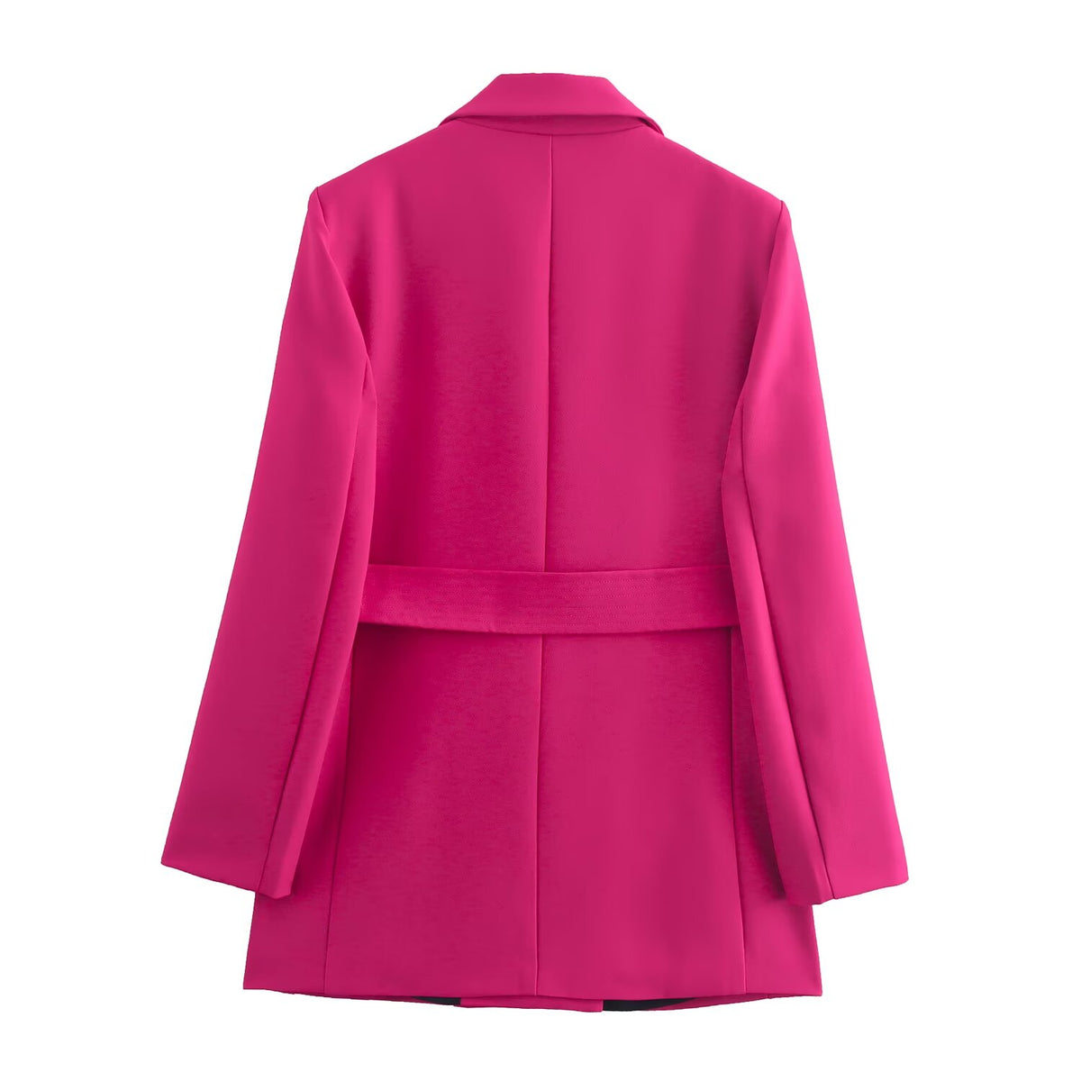 Back Waistband Blazer Thread Decoration Pants Set