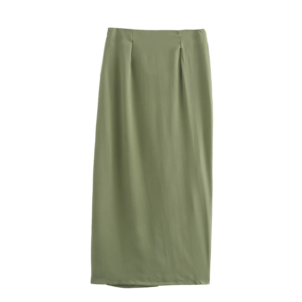 Women's Metal-Buckle Top and Skirt Two-Piece Set