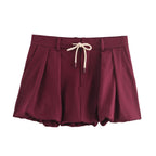 Women's Fall Zipper Pocket Short Jacket and Skirt Two-Piece Set