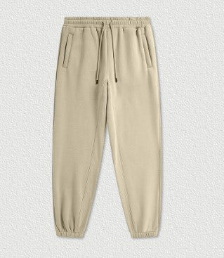 Ankle-Tied-Khaki Fleece-lined