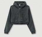Top-Dark Gray Fleece-lined