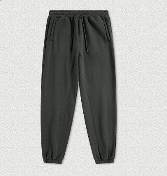 Straight-Dark Gray Fleece-lined