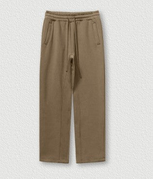 Straight-Caramel Fleece-lined