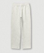 Straight-Oat Gray Fleece-lined